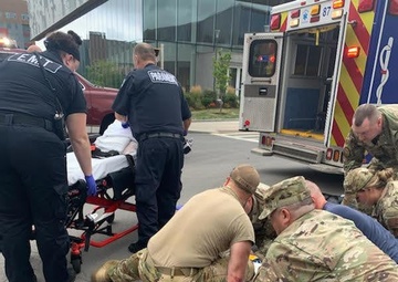Always at the ready, Air Guardsmen save life during conference
