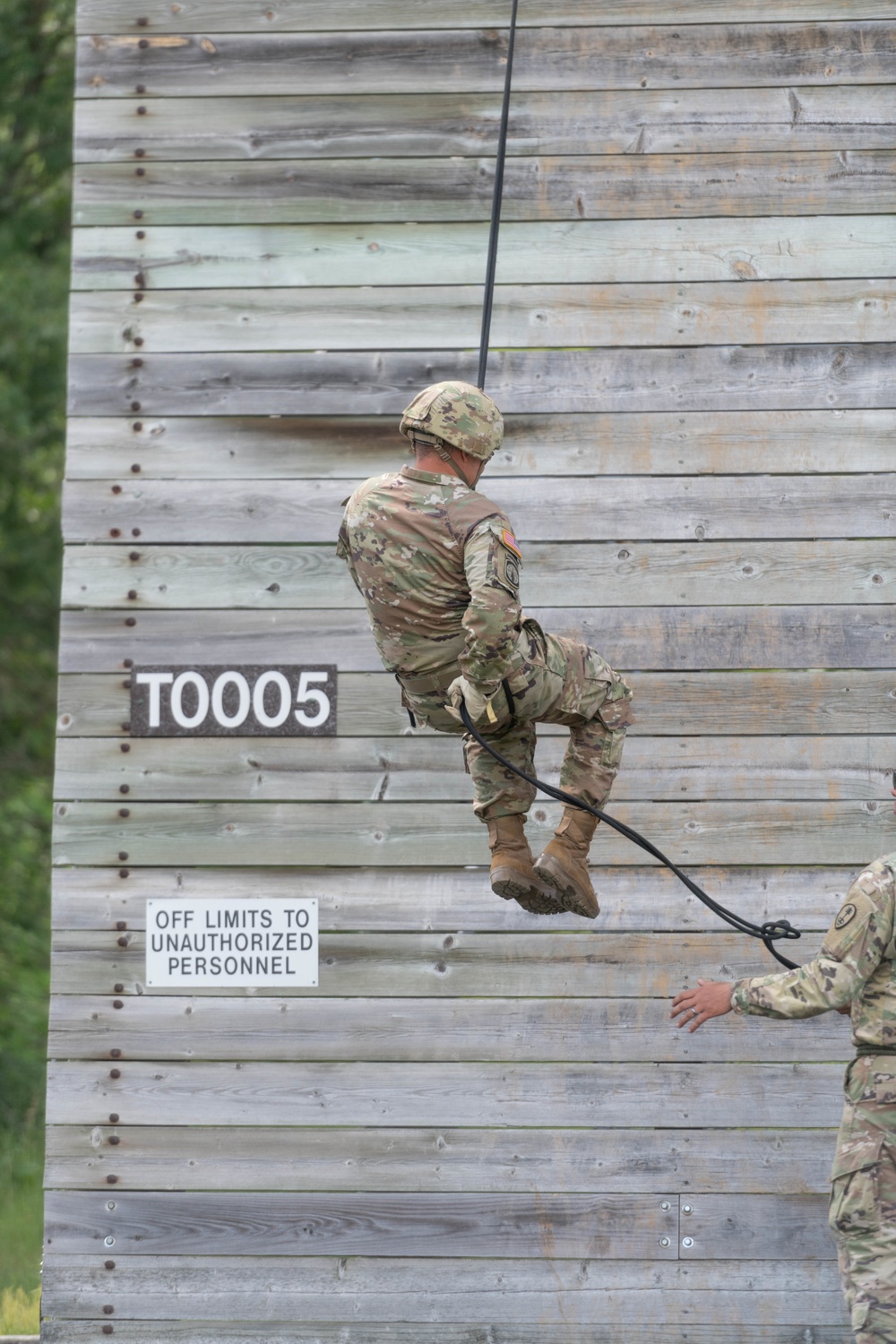 Rappel Training at Fort McCoy