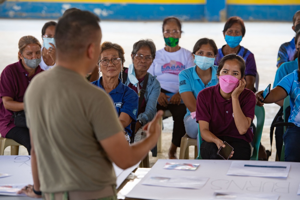 Pacific Partnership 2022 Medical Personnel Conduct Medical Training with Local Health Workers