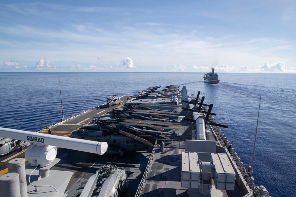 USS Tripoli Underway Replenishment