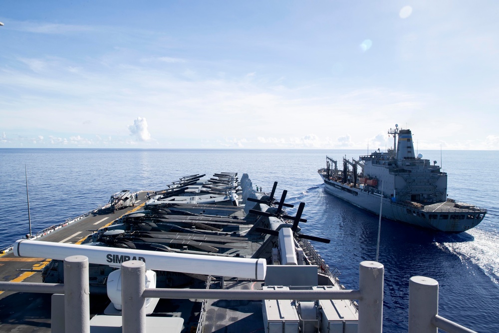 USS Tripoli Underway Replenishment