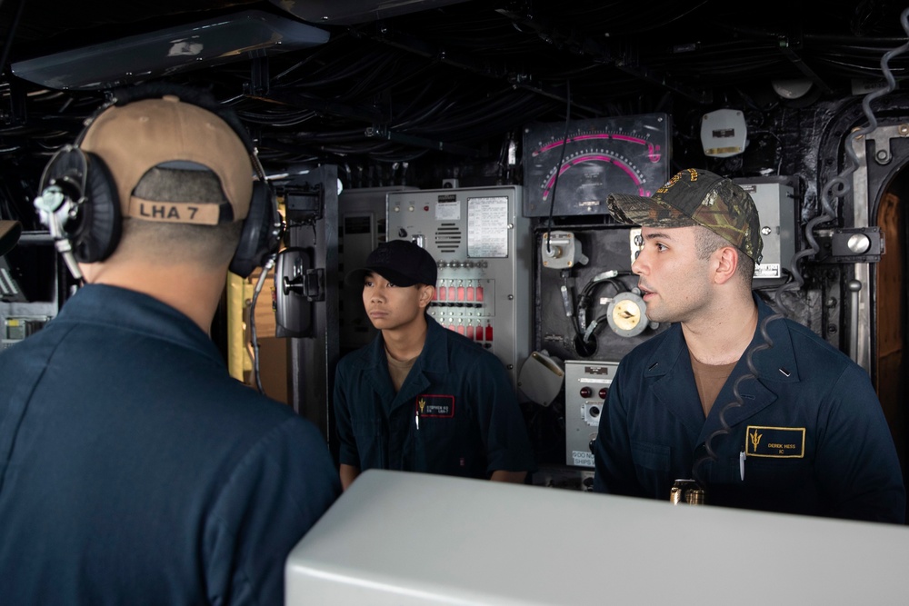 USS Tripoli Underway Replenishment