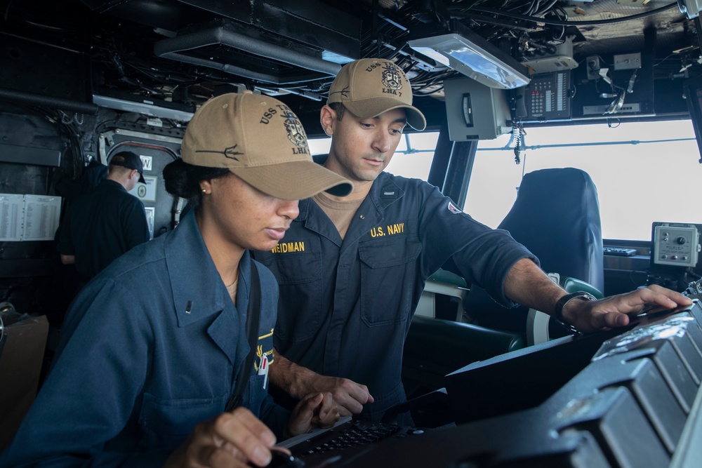 USS Tripoli Underway Replenishment