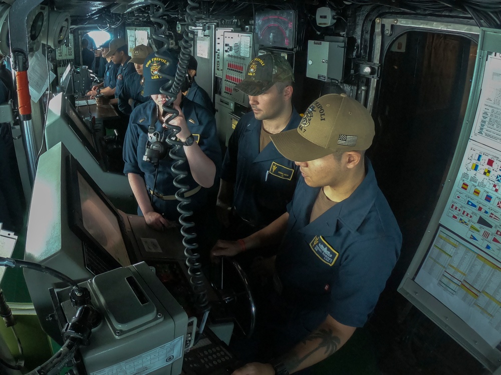 USS Tripoli Underway Replenishment