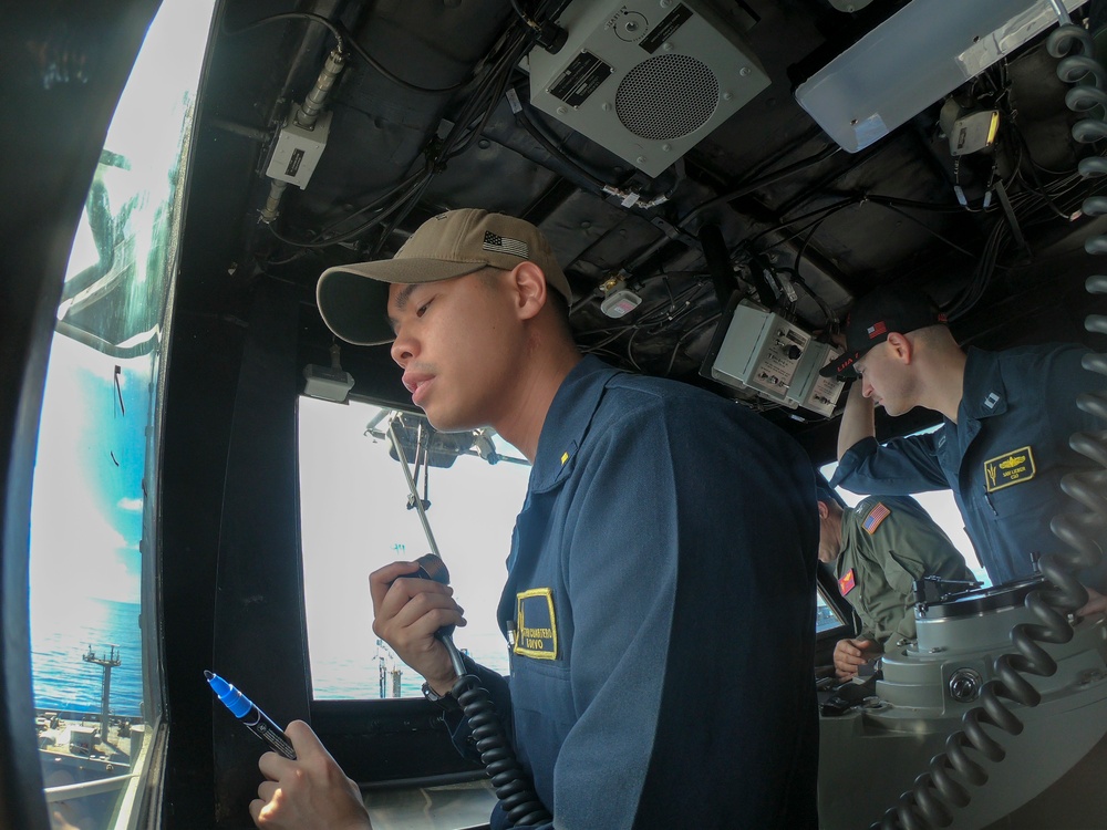 USS Tripoli Underway Replenishment