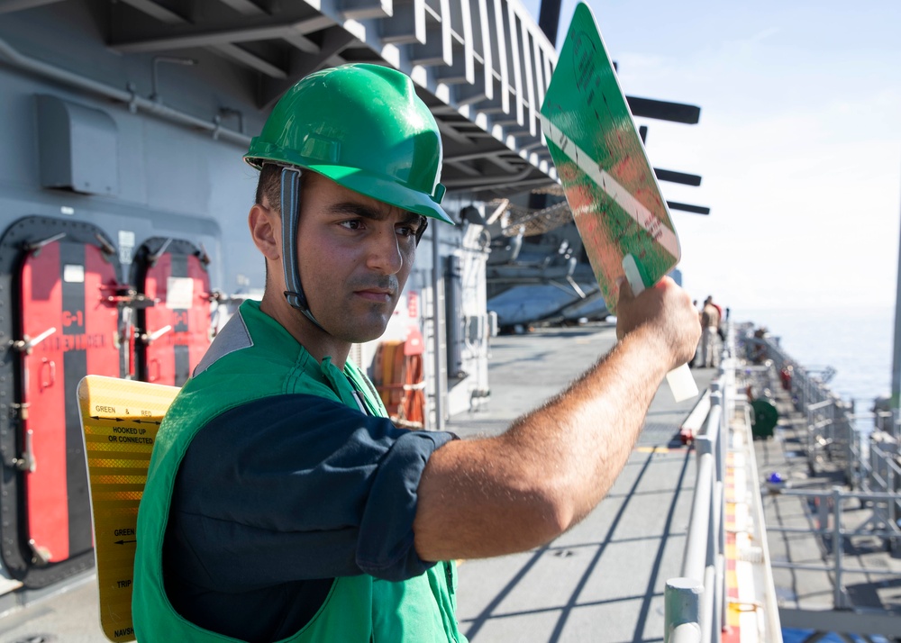 USS Tripoli Underway Replenishment