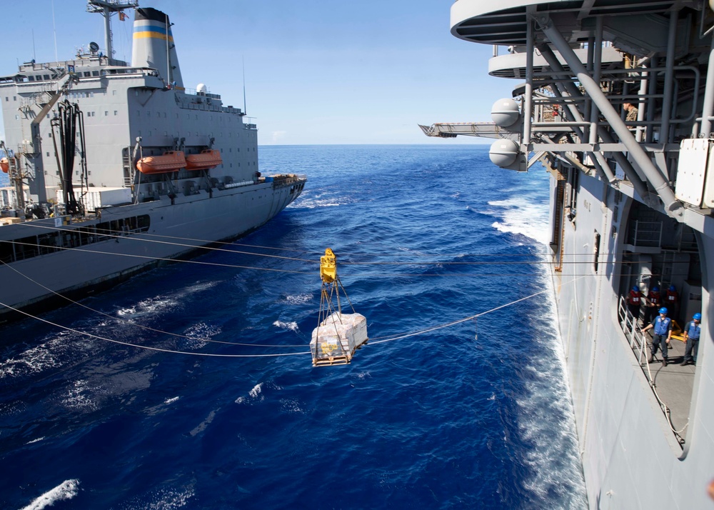 USS Tripoli Underway Replenishment