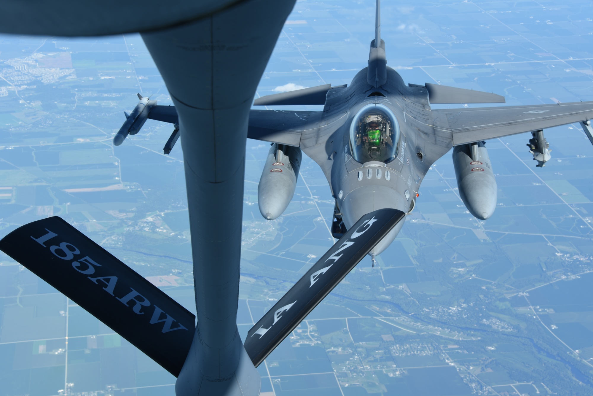 Flyover at the Field of Dreams > 185th Air Refueling Wing > Article Display