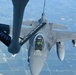 F-16 comes in for refueling