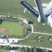 KC-135 and F-16 over the Field of Dreams
