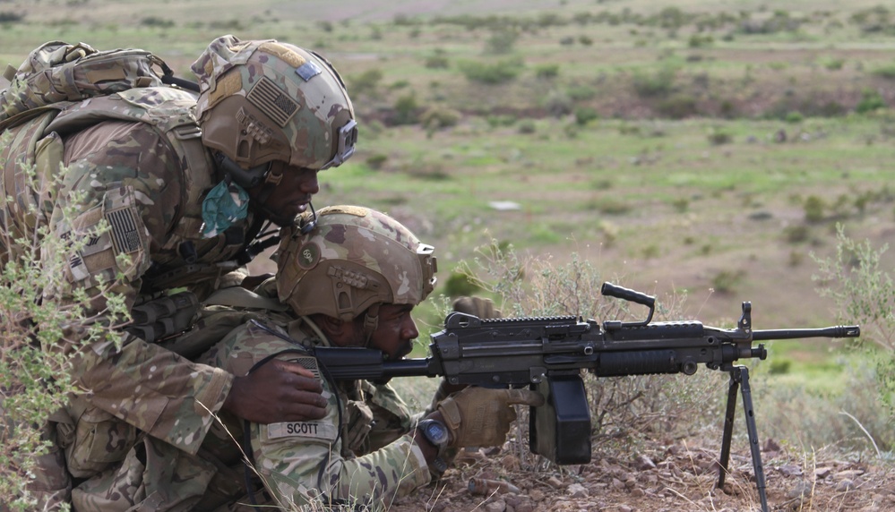 Alpha Company, 1st Battalion, 69th Infantry live fire