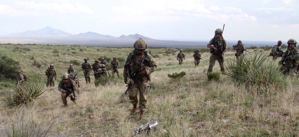 Alpha Company, 1st Battalion, 69th Infantry live fire