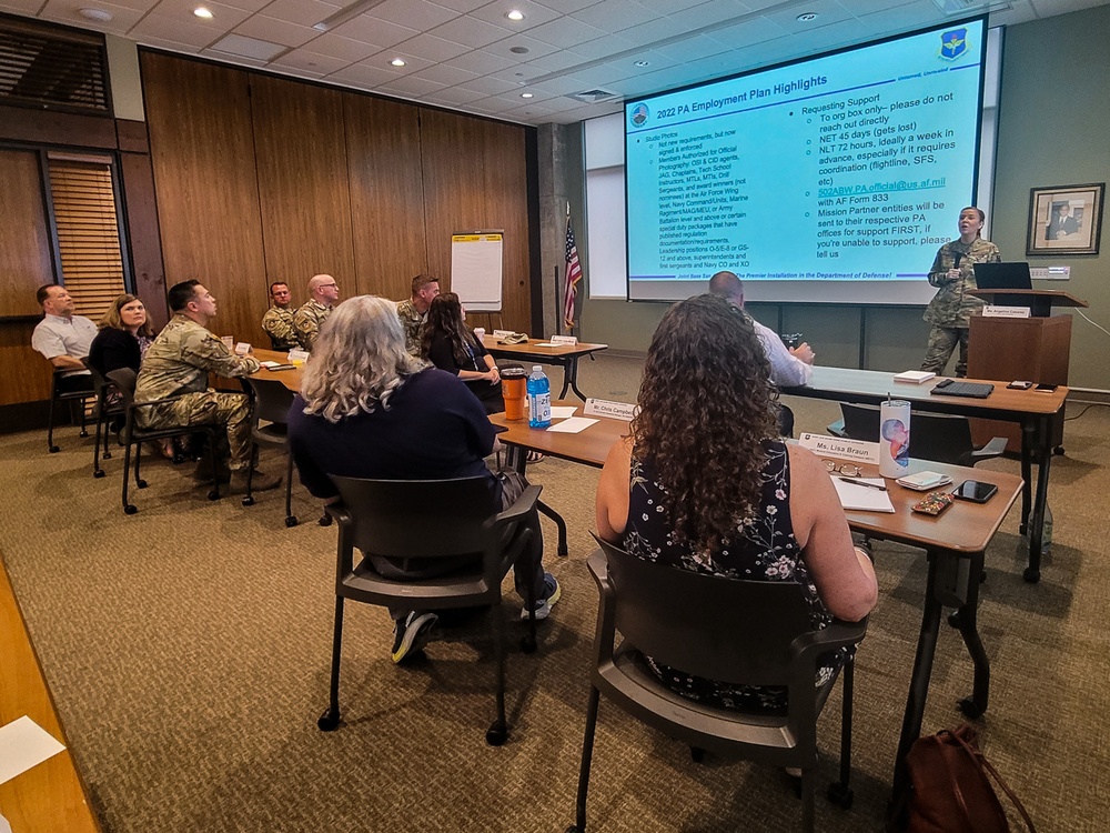 Military Public Affairs Officers lay foundation for partnerships