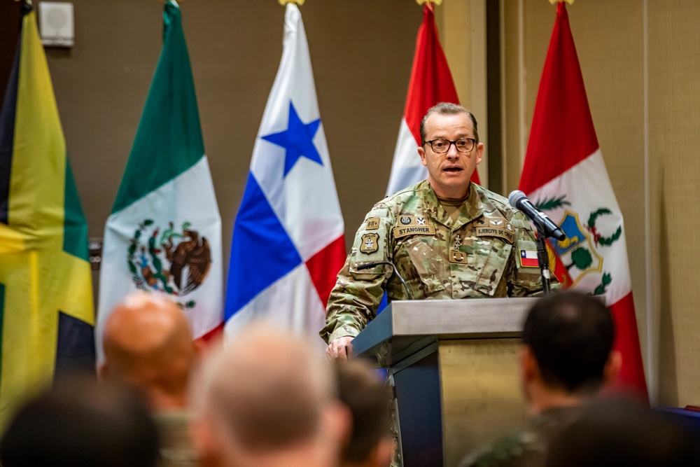 Maj. Gen. Ricardo Stangher speaks at PANAMAX 2022 Closing Ceremony