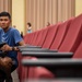 One time at band camp: Airman volunteers with local marching band