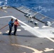 Fresh Water Washdown Aboard USS Sioux City