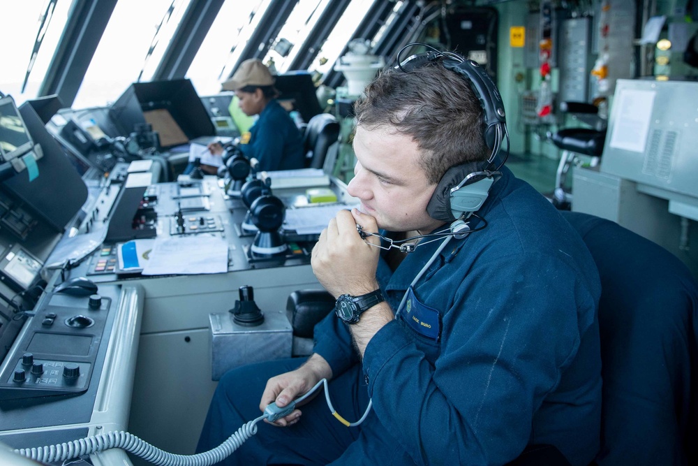 USS Sioux City Transits the Mediterranean Sea