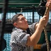 Sailor line handles aboard USS Constituiton