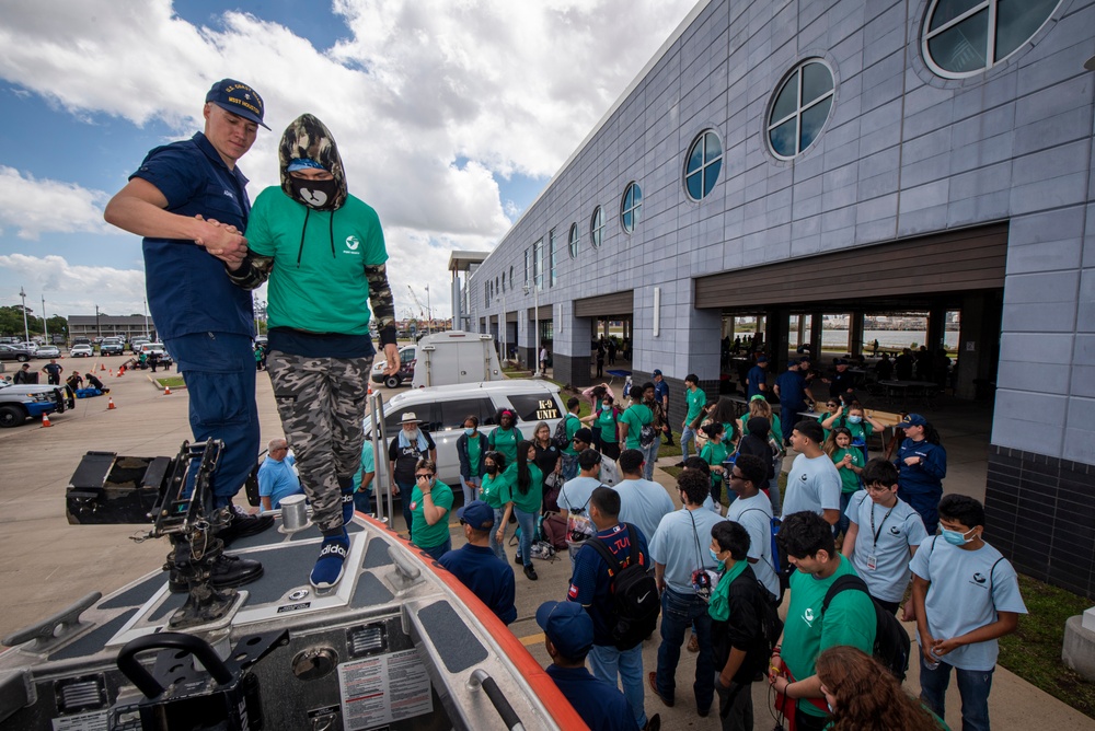 Coast Guard provides demonstrations, highlights career paths at youth expo in La Porte, Texas