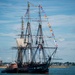 USS Constitution goes underway