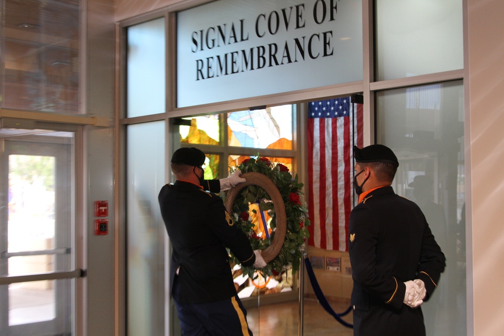 Signal Cove of Remembrance located at Greely Hall on Fort Huachuca