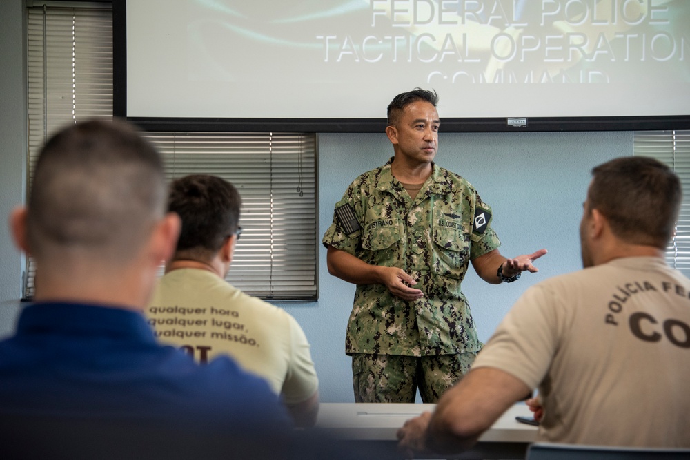 Coast Guard hosts Federal Police of Brazil in Houston