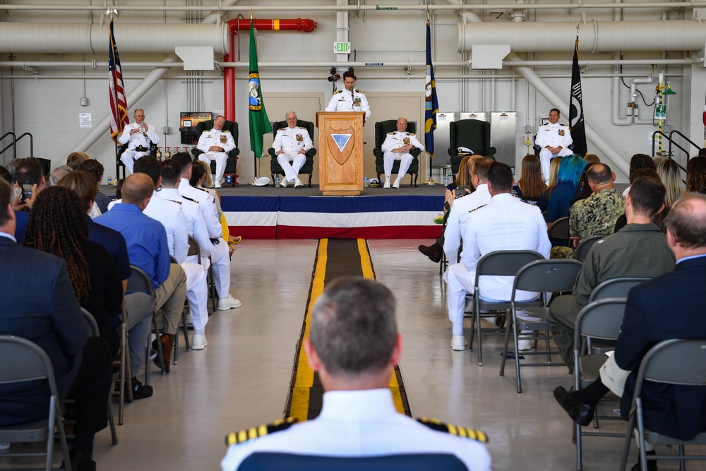 Electronic Attack Wing Pacific Holds Change of Command at NAS Whidbey Island