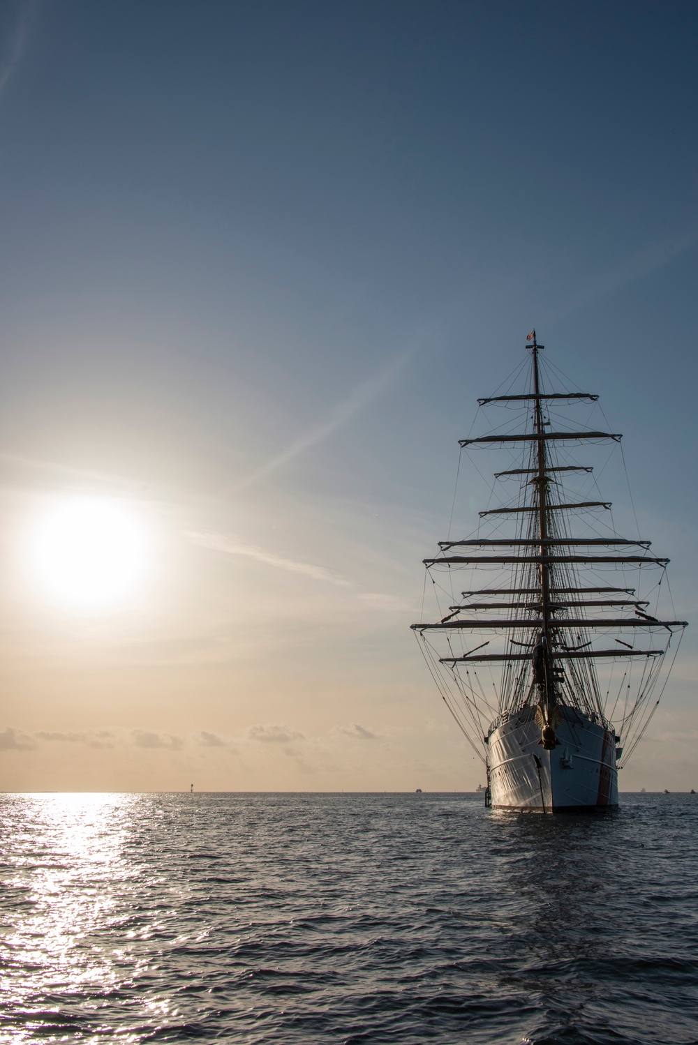 Coast Guard Cutter Eagle arrives in Galveston, Texas