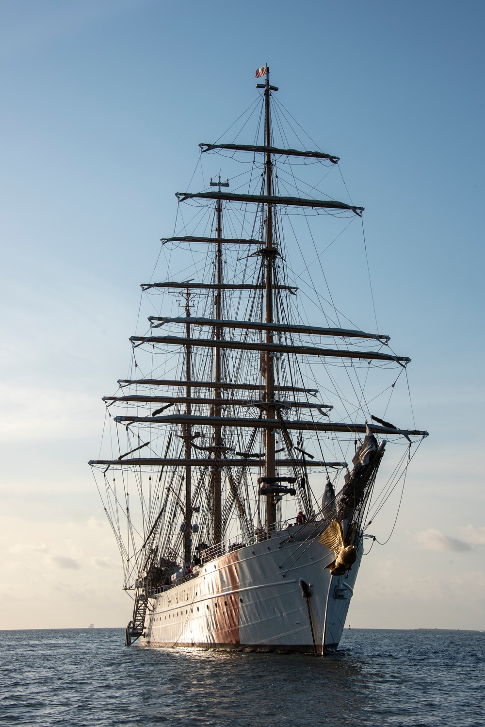 Coast Guard Cutter Eagle arrives in Galveston, Texas