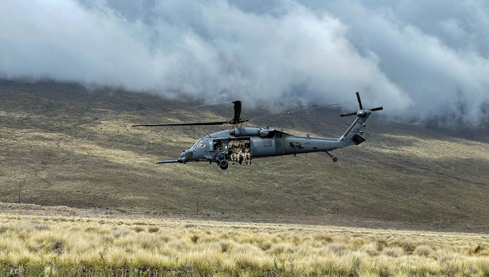 HH-60G Pave Hawk helicopter takes off