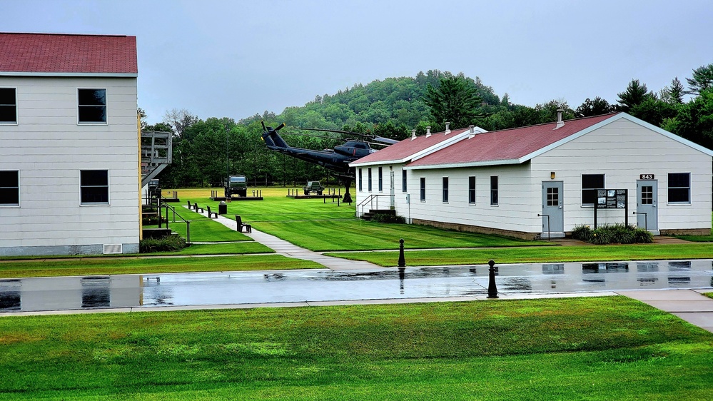 Historical buildings at Fort McCoy's historic Commemorative Area