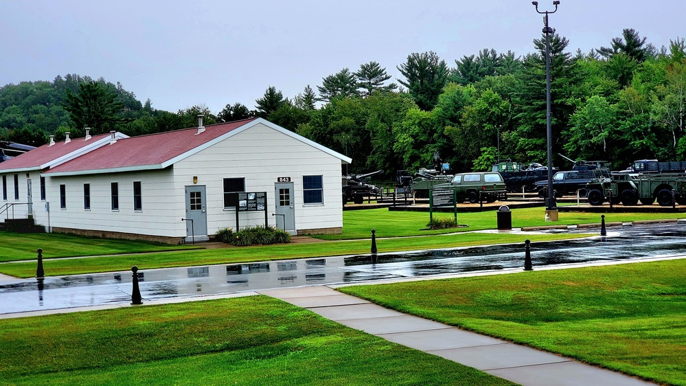 Historical buildings at Fort McCoy's historic Commemorative Area