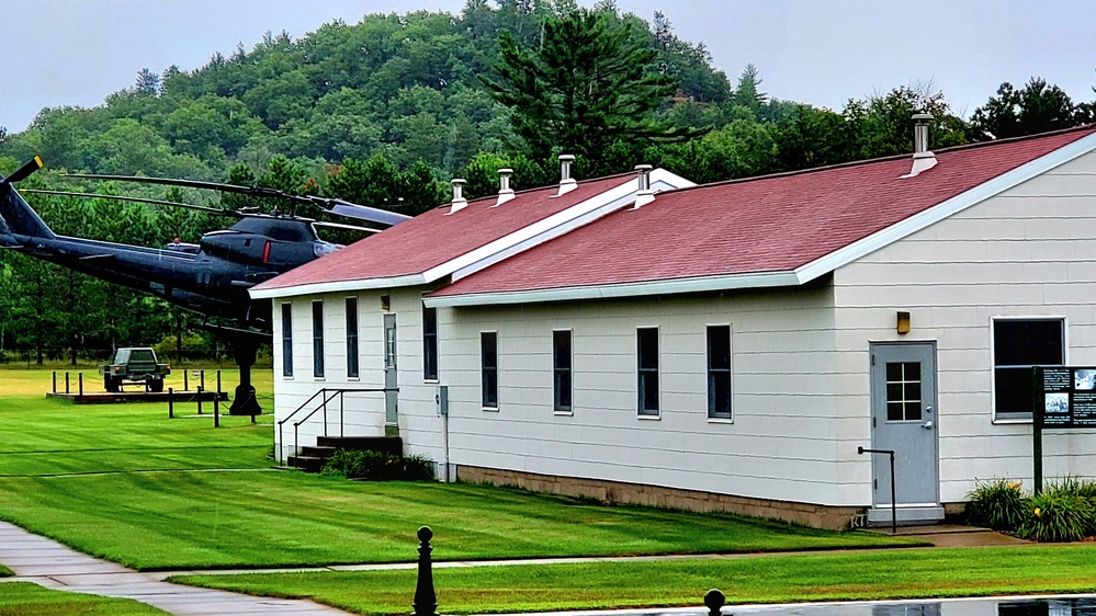 Historical buildings at Fort McCoy's historic Commemorative Area