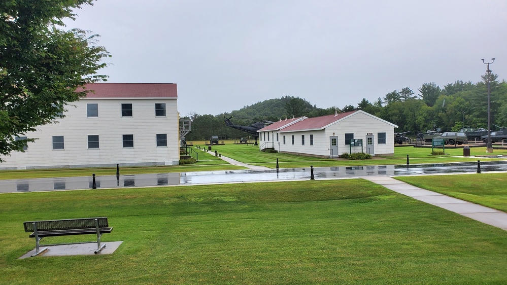 Historical buildings at Fort McCoy's historic Commemorative Area