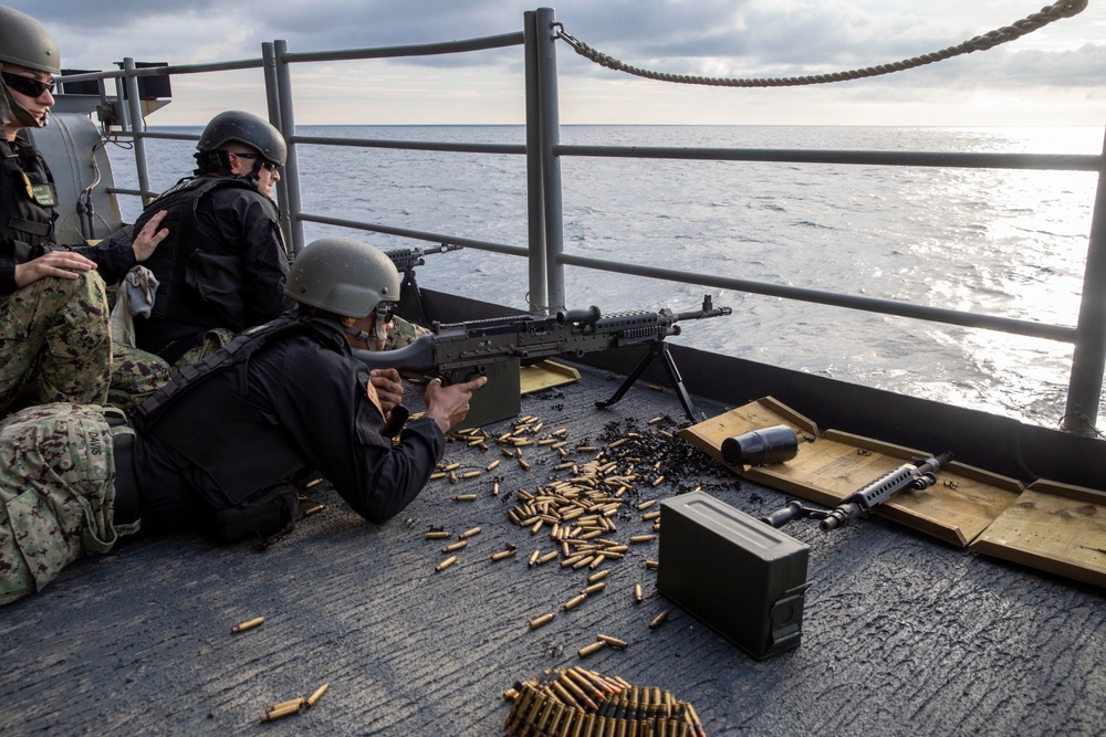 USS George H.W. Bush (CVN 77) Participates in Live-Fire Exercise