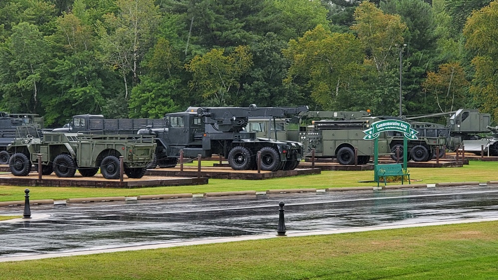 Fort McCoy's Equipment Park at historic Commemorative Area