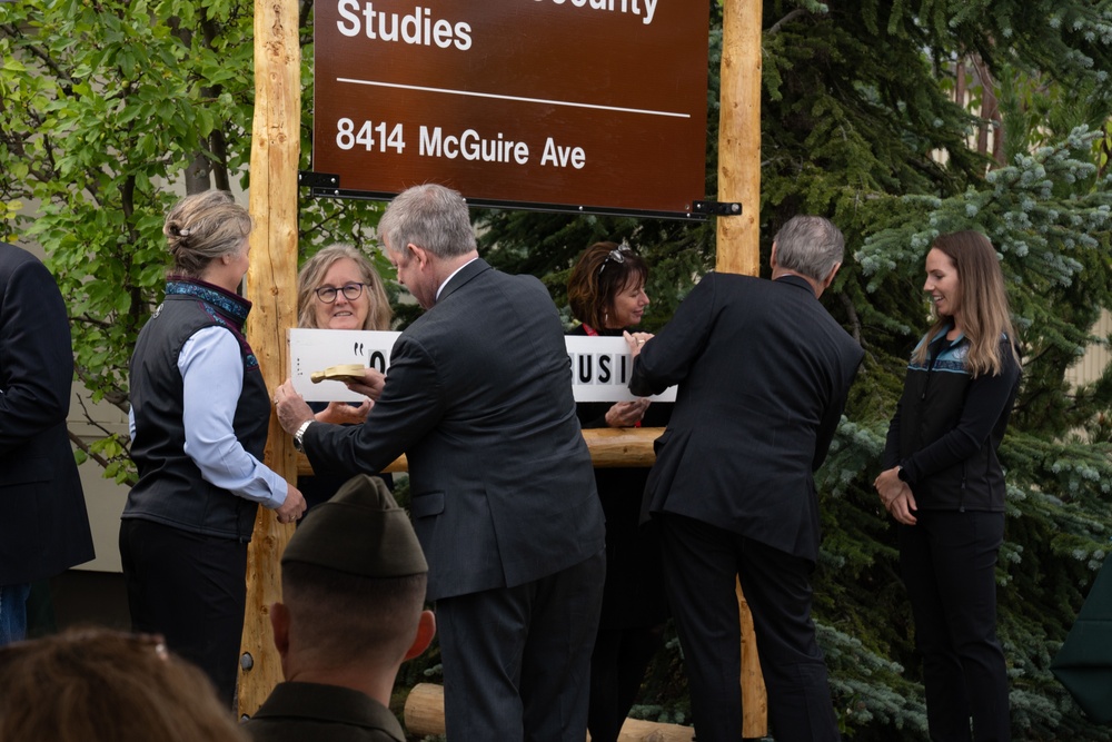 The Ted Stevens Center for Arctic Security Studies opens on JBER