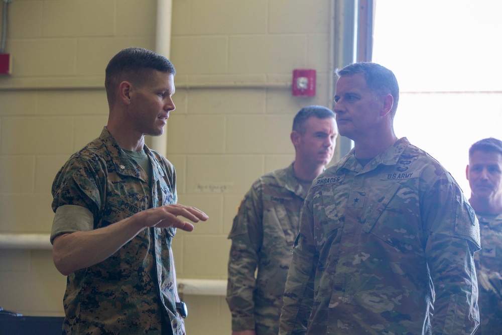 Marines with Marine Light Attack Helicopter Squadron (HMLA) 167 support exercise Northern Strike 22-2