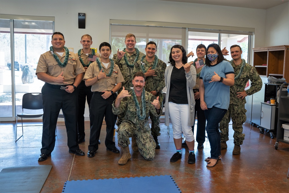 Shipyard’s Junior Sailors Association Volunteer in Aiea