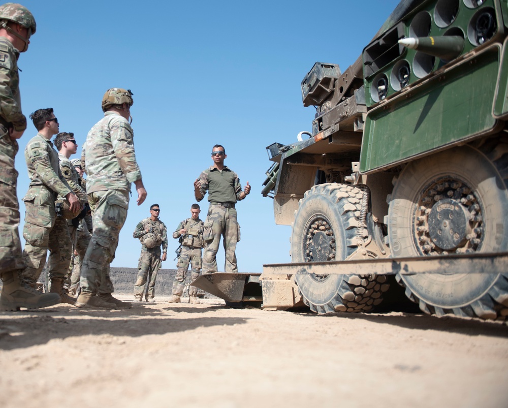 French and U.S. forces partner to conduct an artillery fire support and familiarization exercise.
