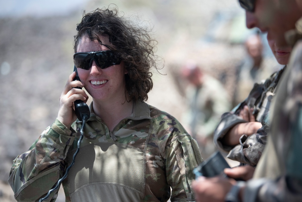 French and U.S. forces partner to conduct an artillery fire support and familiarization exercise.