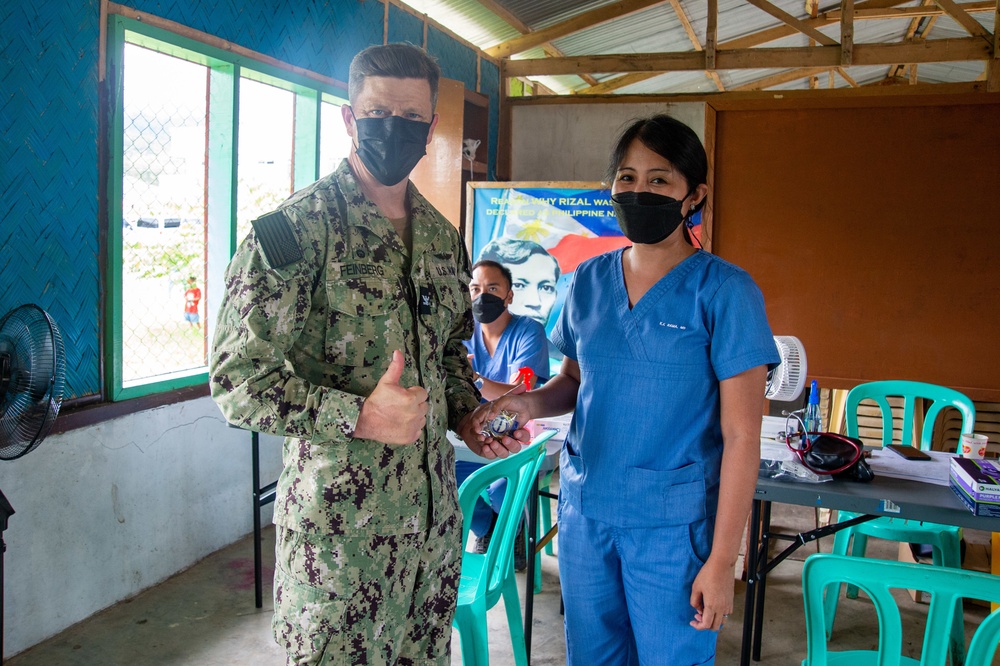 Pacific Partnership 2022 participates in Barangay Health Fair