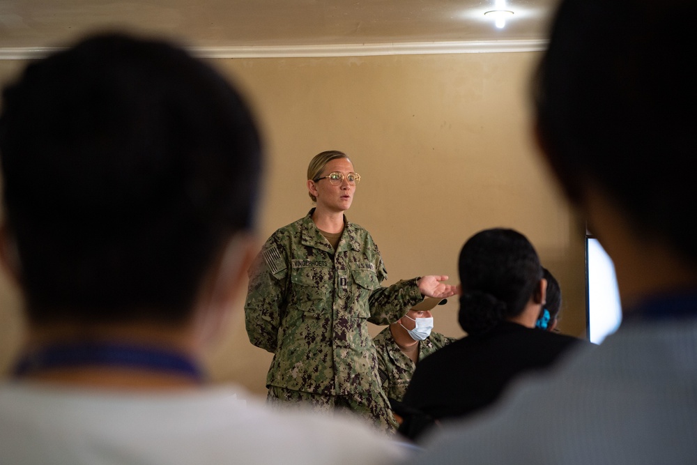 Pacific Partnership 2022 personnel teach Basic Operative Surgical Skills at Palawan Polytechnic College