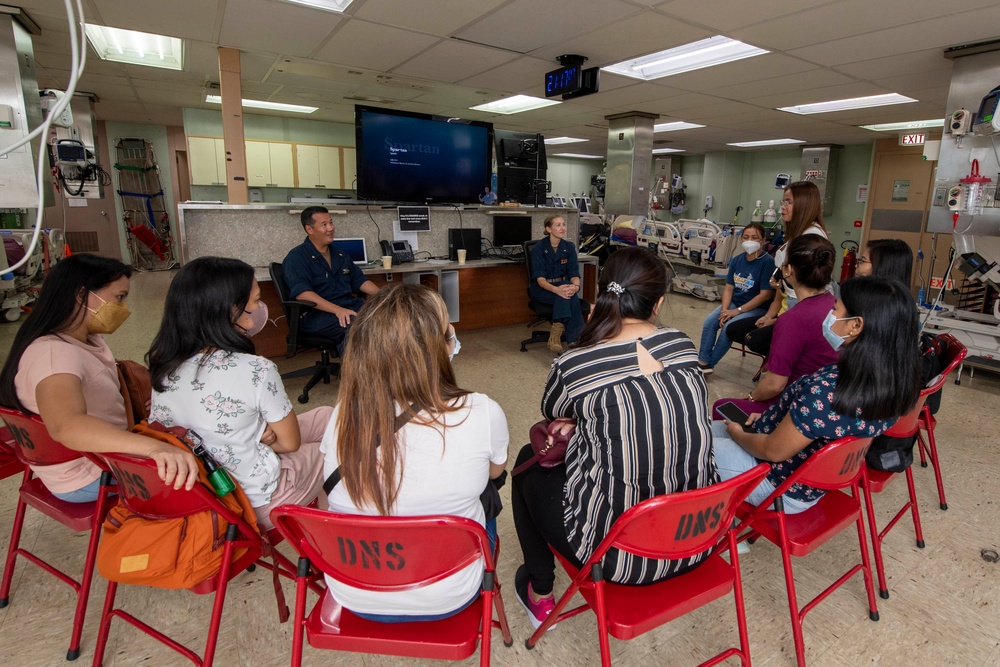 Pacific Partnership 2022 Nurses teach Intensive Care Unit Workshop aboard USNS Mercy (T-AH 19)