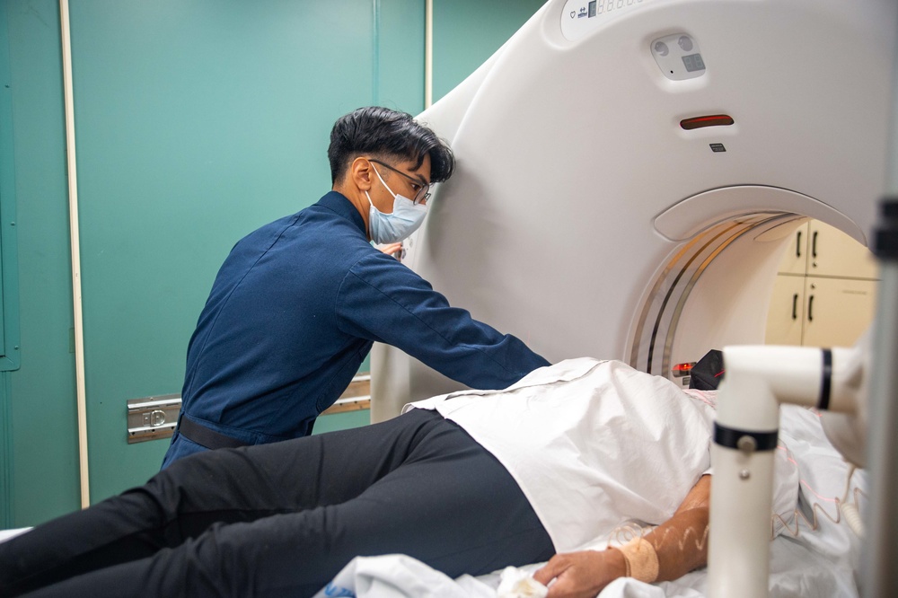 USNS Mercy Radiology performs CT scans during Pacific Partnership 2022