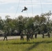 Soldiers rappel from UH-60 Black Hawk During Air Assault