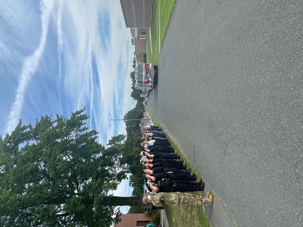 104FW ceremony honors 9/11 Ground Zero American Flag