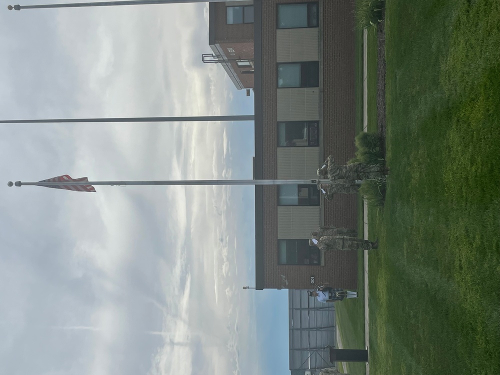 104FW ceremony honors 9/11 Ground Zero American Flag