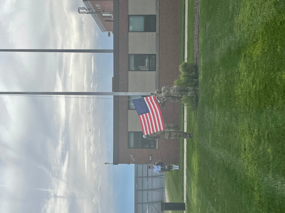 104FW ceremony honors 9/11 Ground Zero American Flag