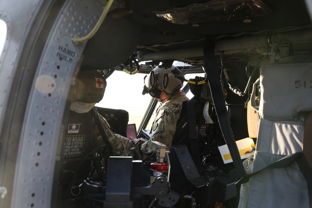 TNARNG aviation officers prepares for an air assault during Northern Strike 22